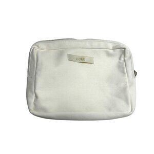 OGEE Makeup Bag in White Tweed